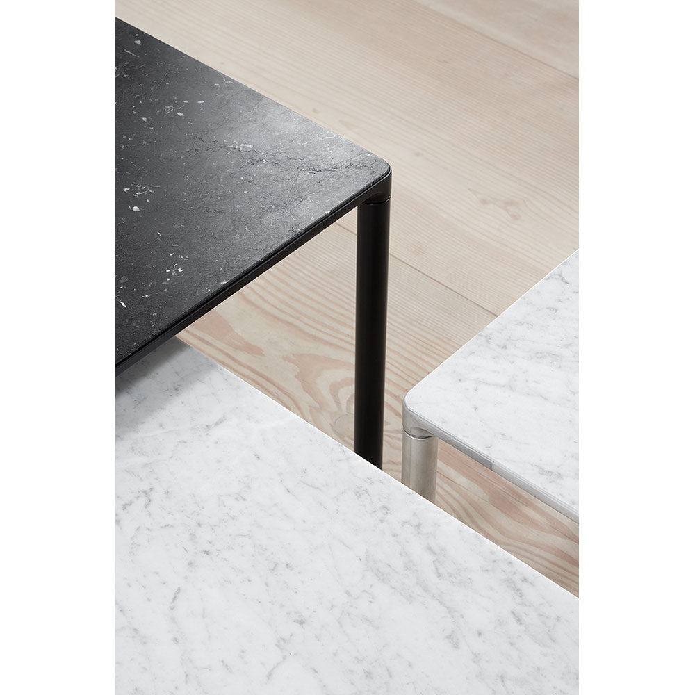 Piloti Extra Large Rectangular Coffee Table - Aluminum