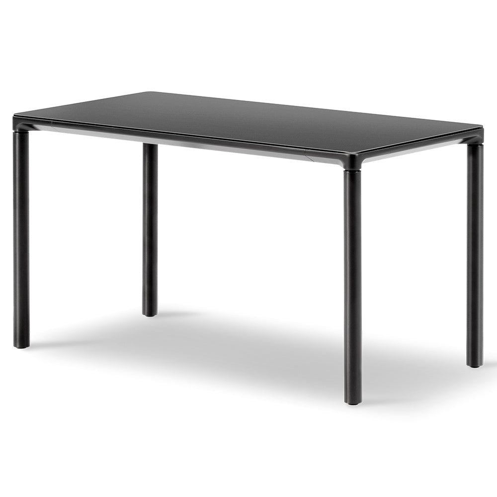Piloti Large Rectangular Coffee Table - Aluminum