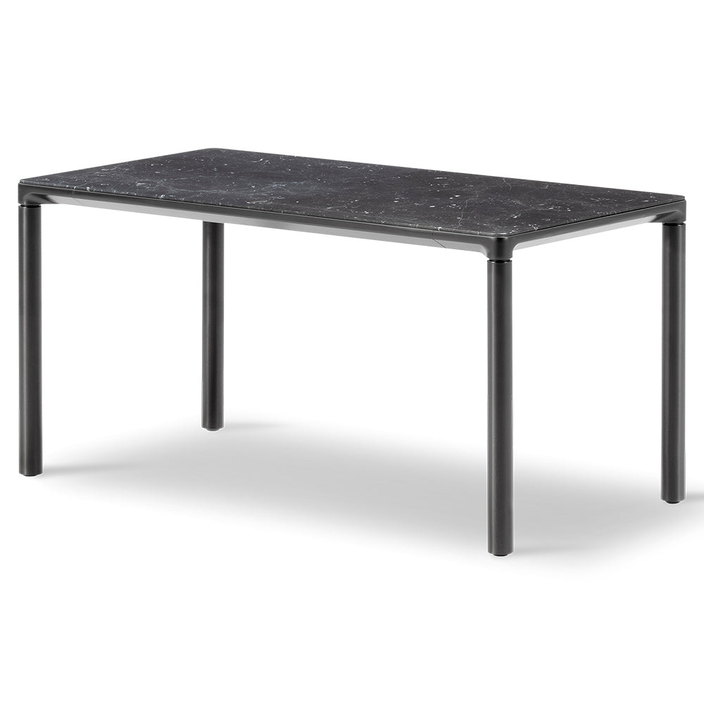 Piloti Large Rectangular Coffee Table - Aluminum