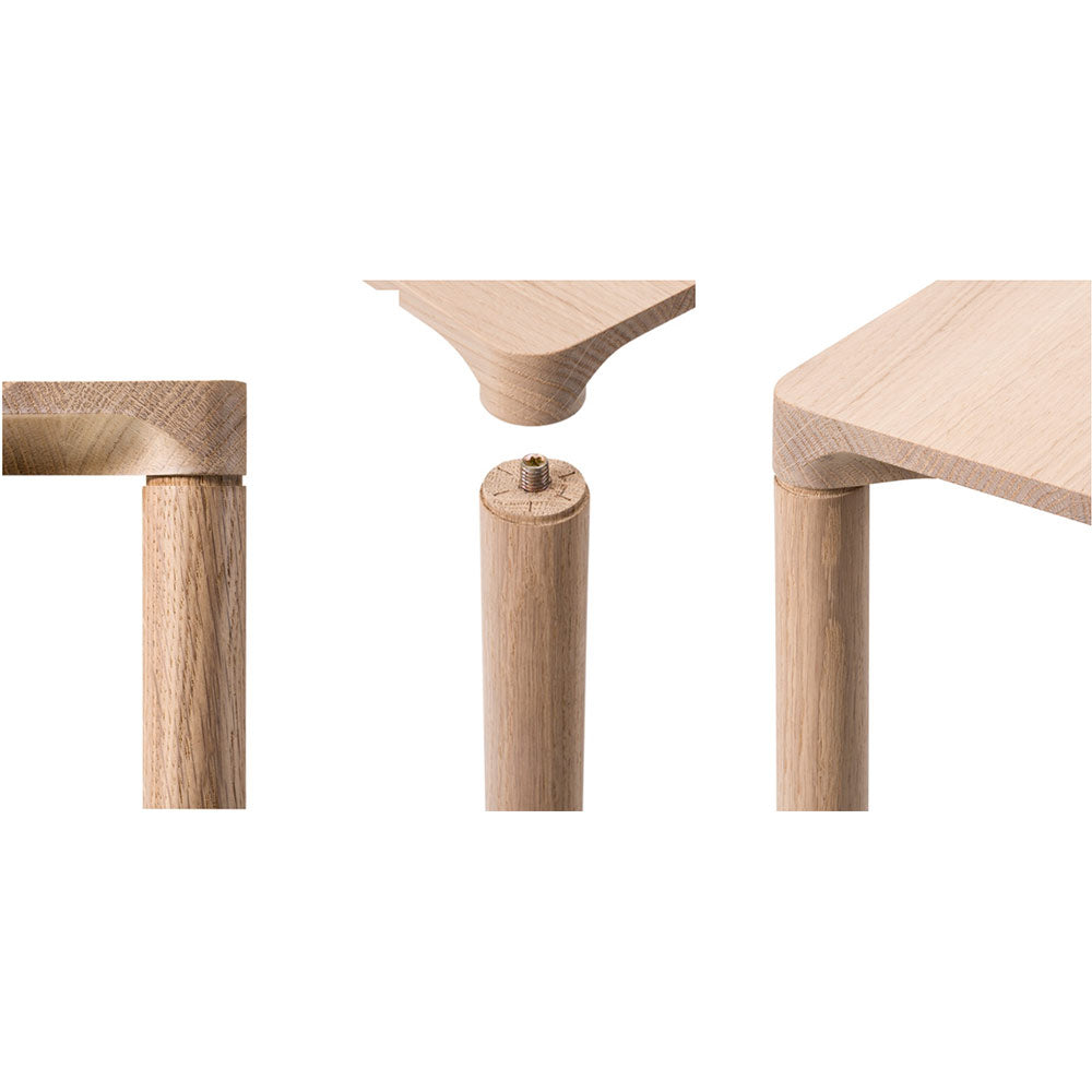 Piloti Rectangular Side Table