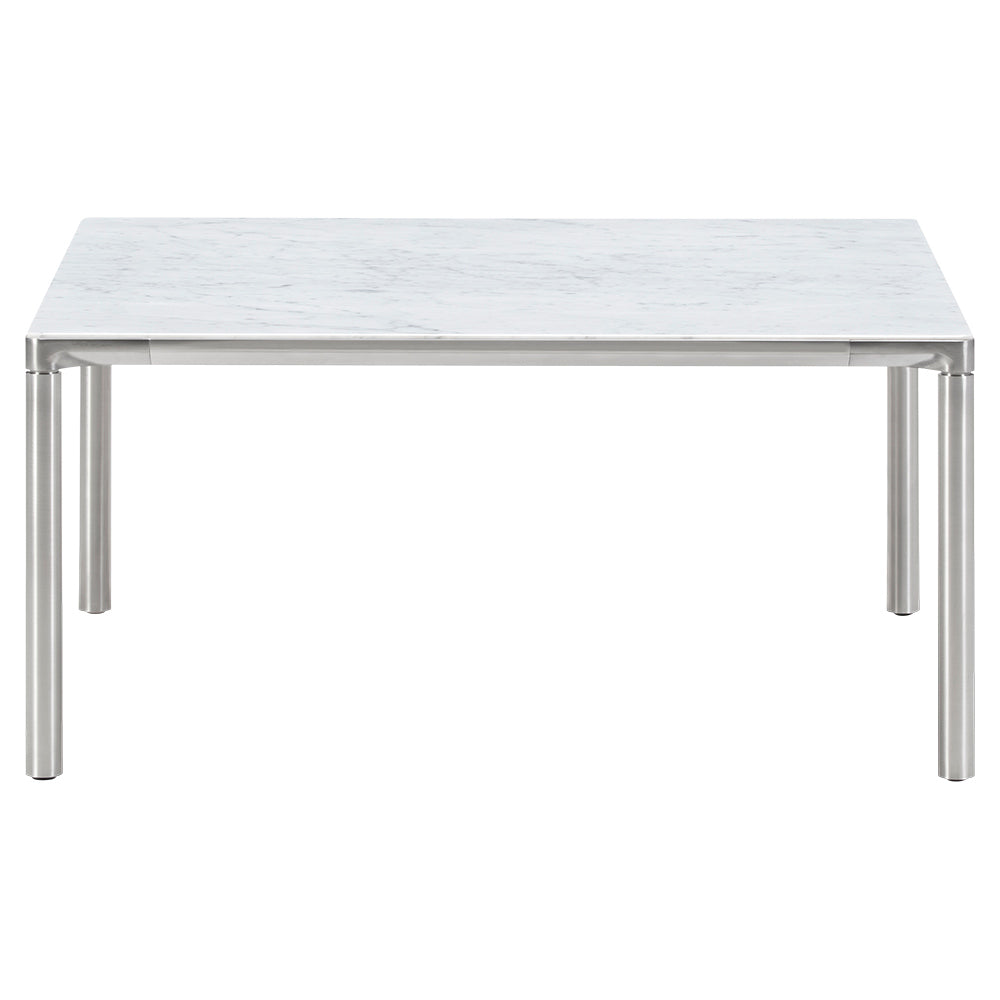 Piloti Square Coffee Table - Aluminum