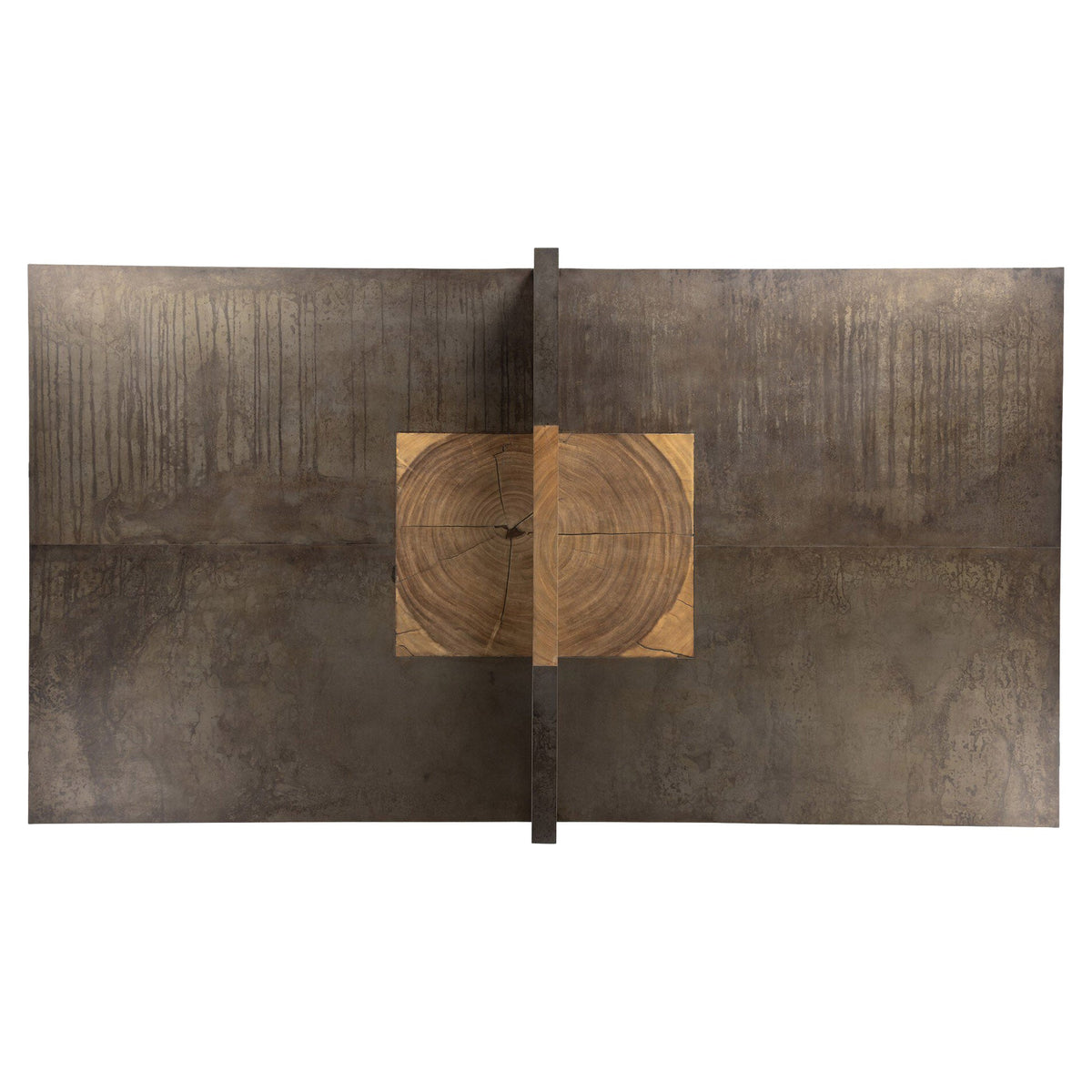 Ping Pong Table - Aged Metal