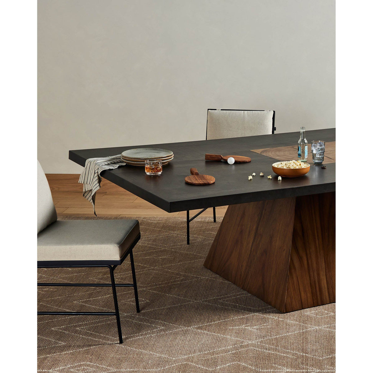 Ping Pong Table - Aged Metal