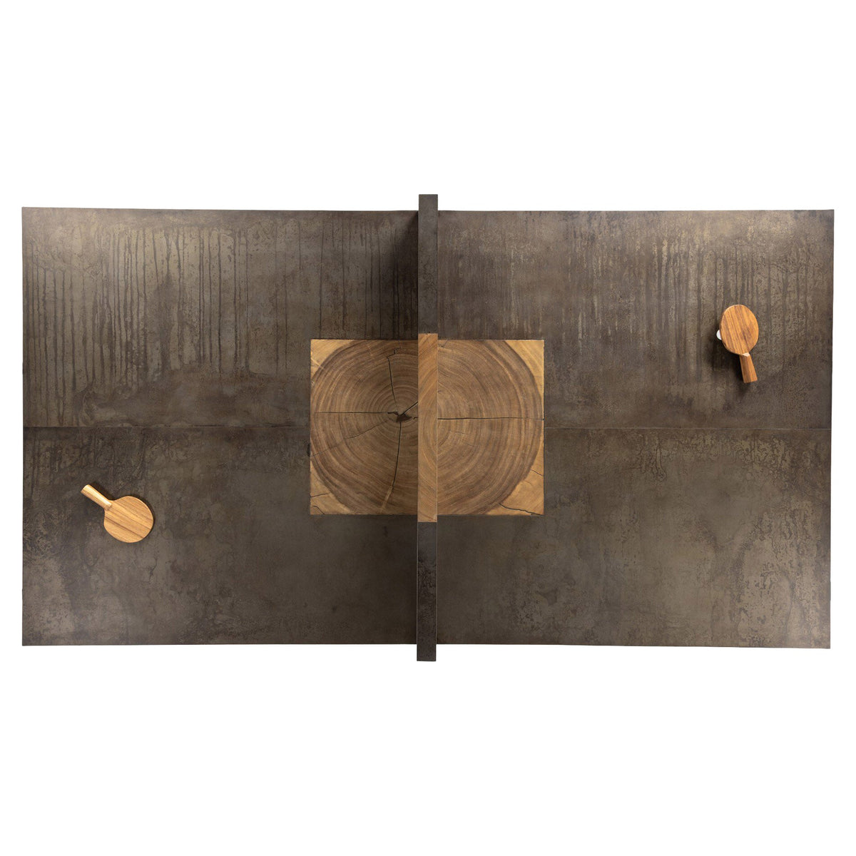 Ping Pong Table - Aged Metal