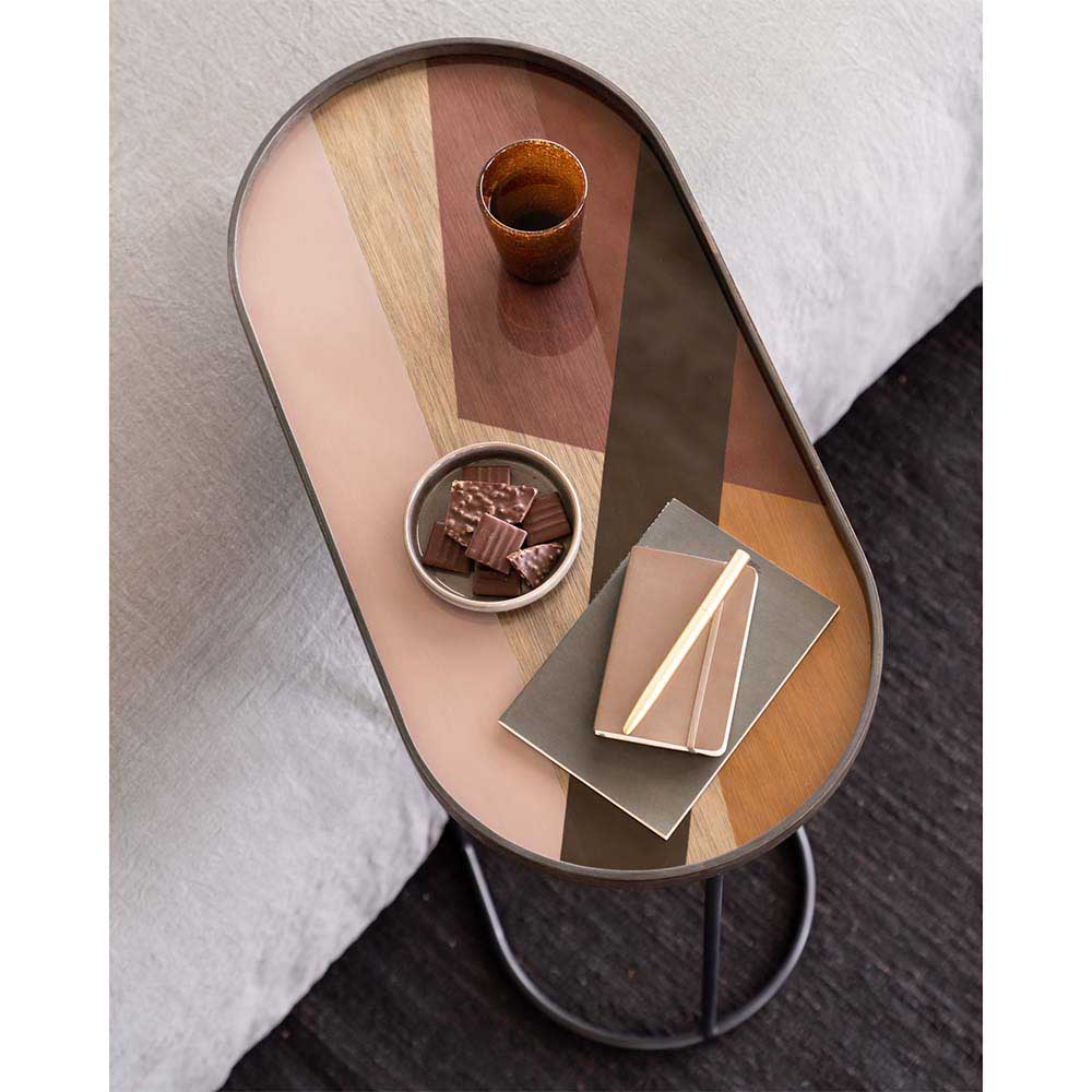 Pinot Angle Glass Tray - Oblong, Medium
