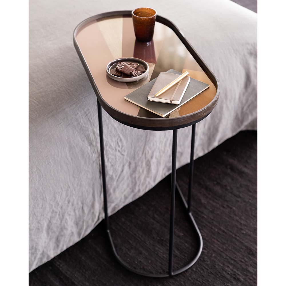Pinot Angle Glass Tray - Oblong, Medium