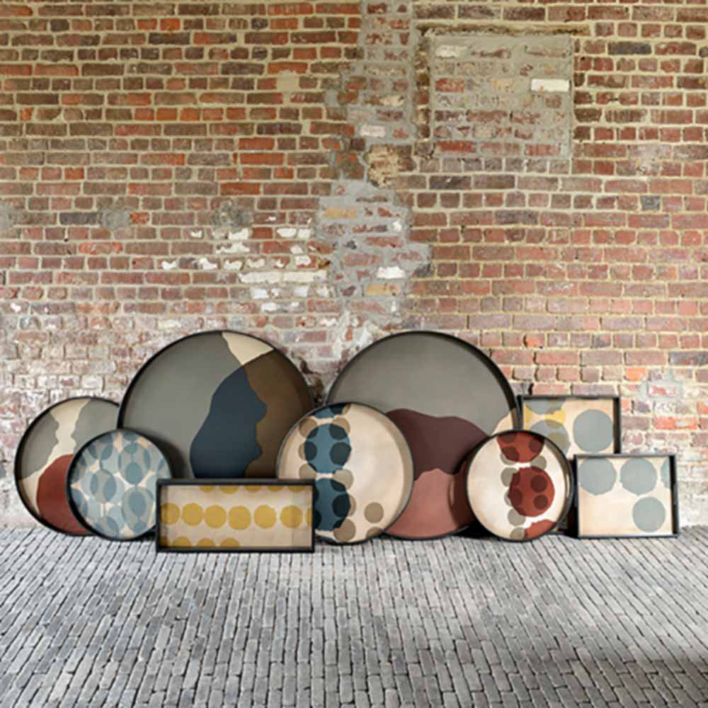 Pinot Combined Dots Glass Tray