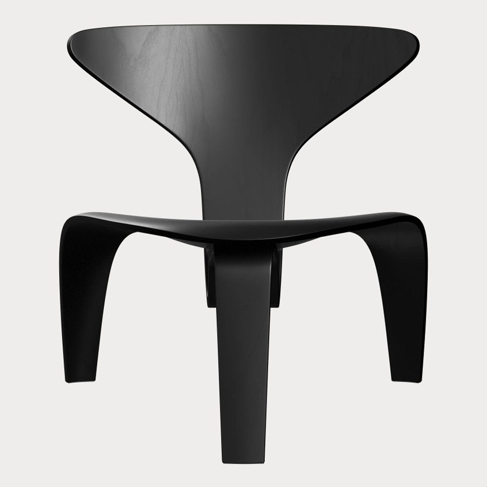 PK0 A Lounge Chair - Black Colored Ash