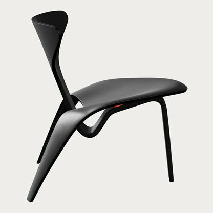PK0 A Lounge Chair - Black Colored Ash