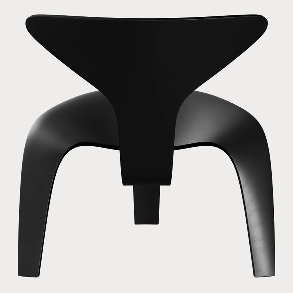 PK0 A Lounge Chair - Black Colored Ash