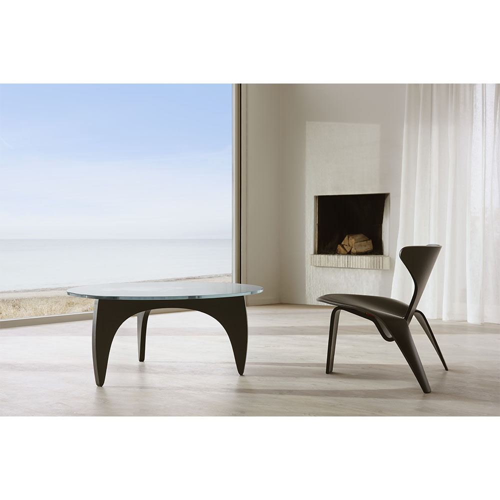 PK0 A Lounge Chair - Black Colored Ash