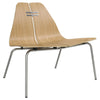 Clear Lacquered Oak, Brushed Stainless Steel