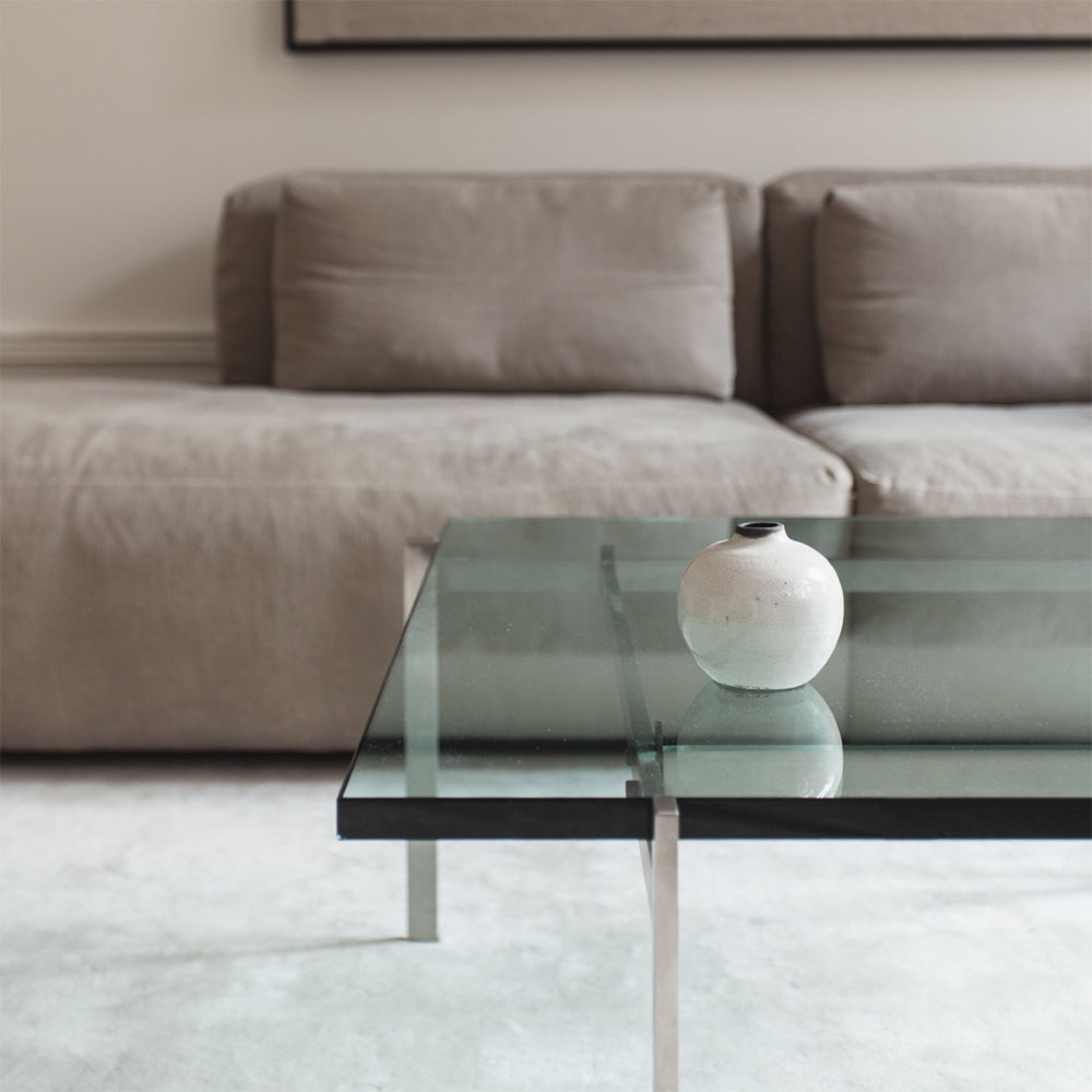 PK61A Coffee Table - Glass