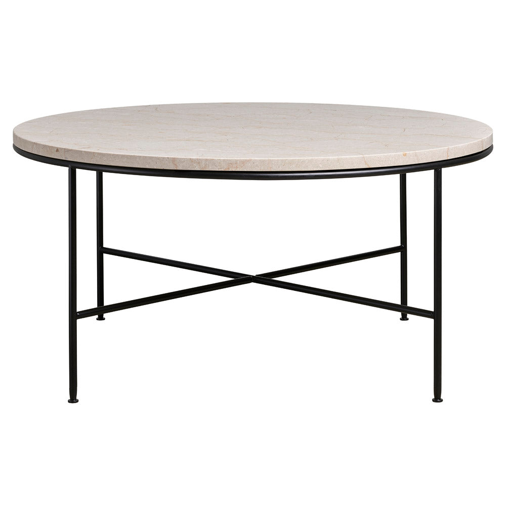 Planner Round Coffee Table - Cream