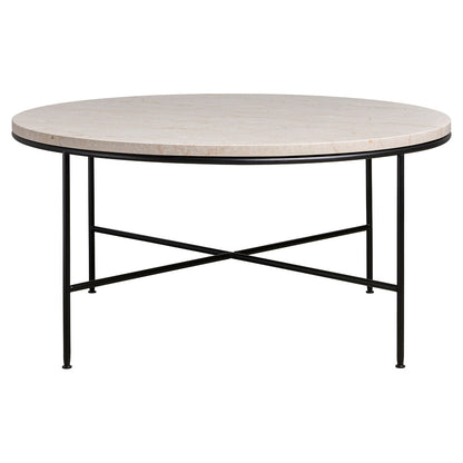 Planner Round Coffee Table - Cream