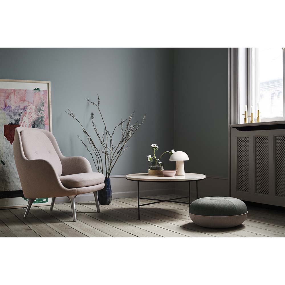 Planner Round Coffee Table - Cream