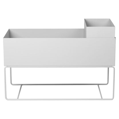 Plant Box Pot Large - Light Gray