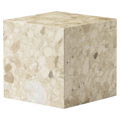 Plinth Cubic Stone Table - Kunis Breccia