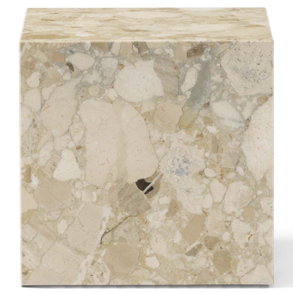 Plinth Cubic Stone Table - Kunis Breccia