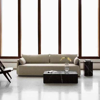 Plinth Low Marble Table - Nero Marquina
