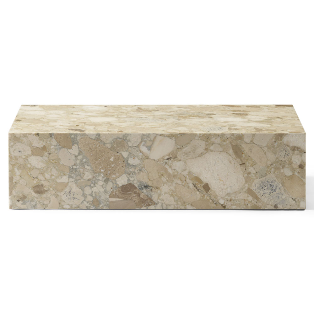 Plinth Low Stone Table - Kunis Breccia