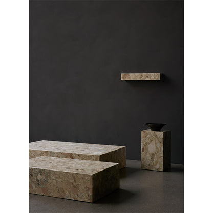 Plinth Low Stone Table - Kunis Breccia