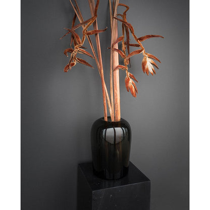 Plinth Tall Marble Table - Nero Marquina