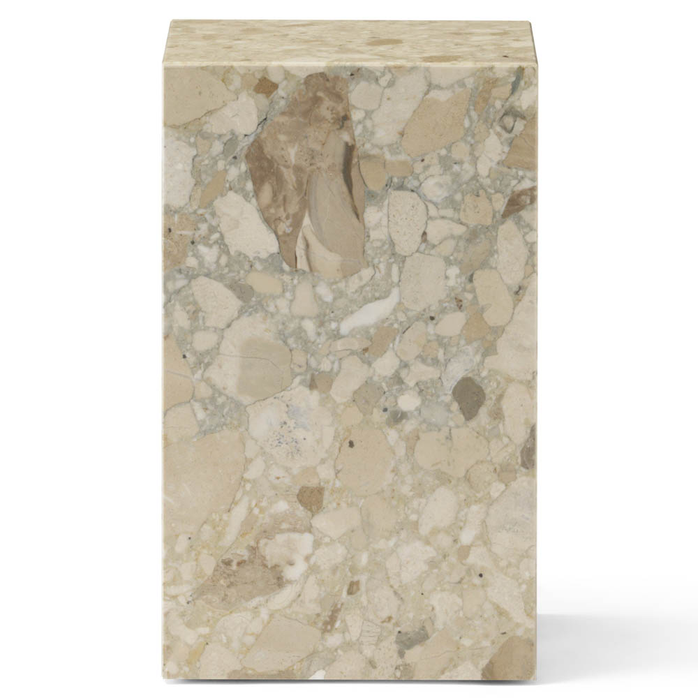 Plinth Tall Stone Table - Kunis Breccia