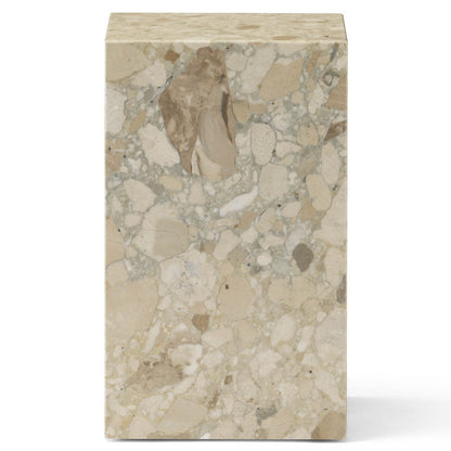 Plinth Tall Stone Table - Kunis Breccia