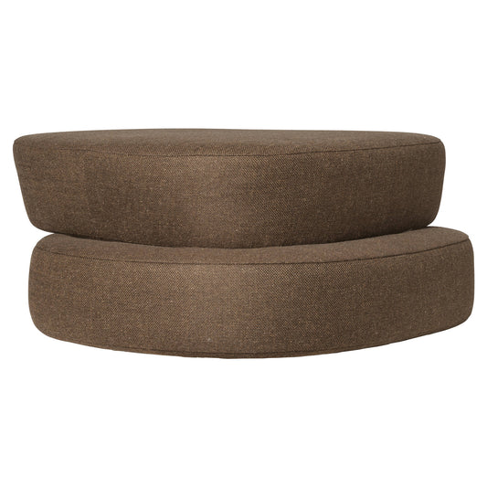 Plyo Ottoman Staple - Dark Brown