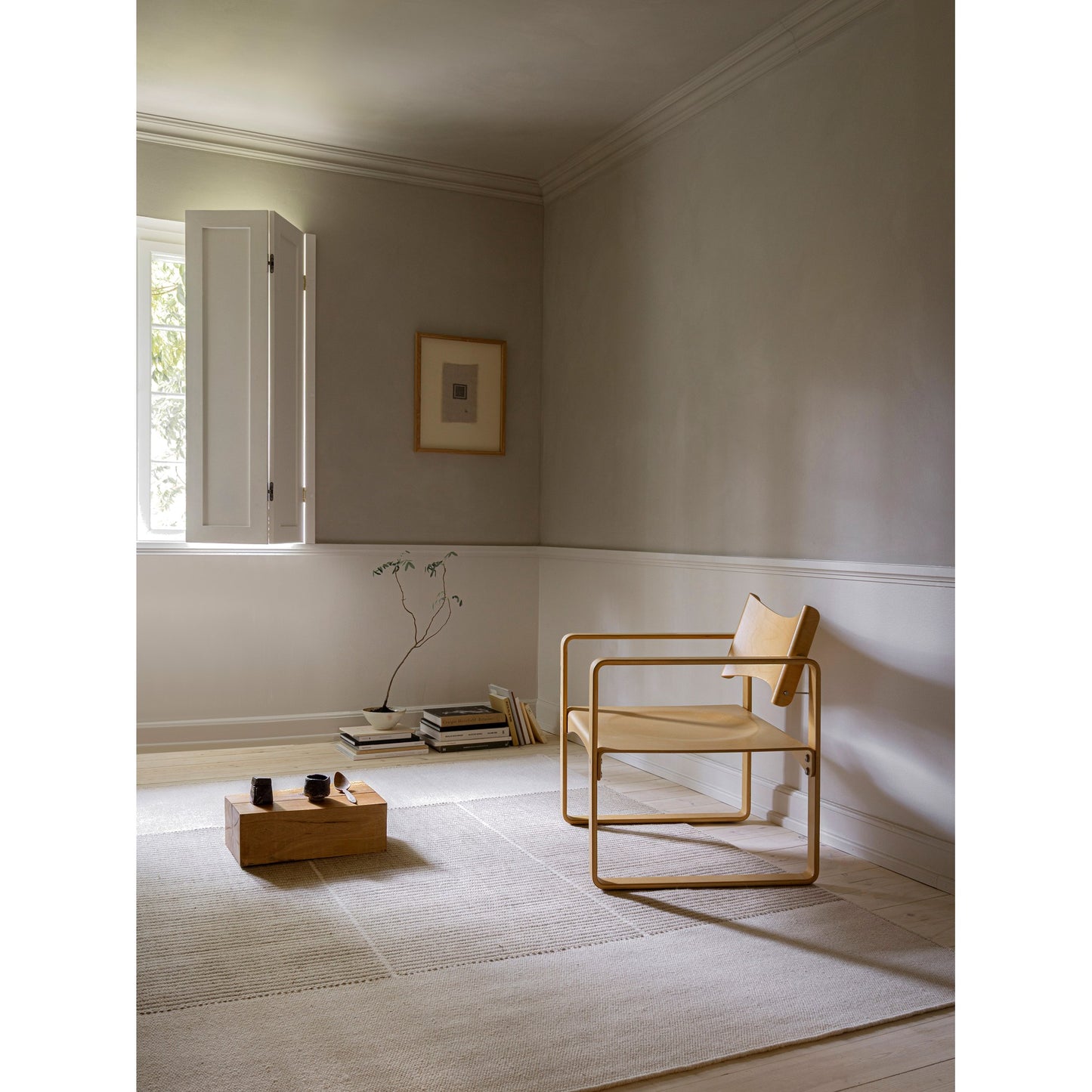 Poetic Grid Rug - Beige