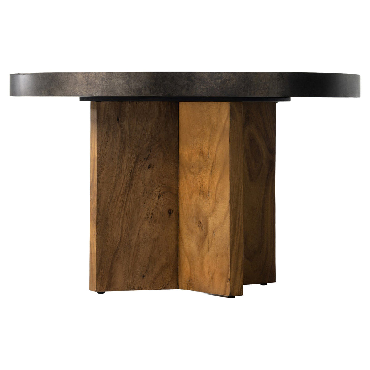 Poker Table - Aged Metal