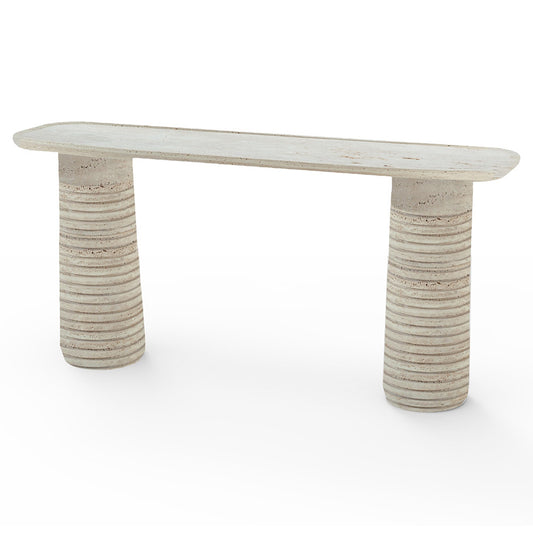 Poppy Console Table - Marble