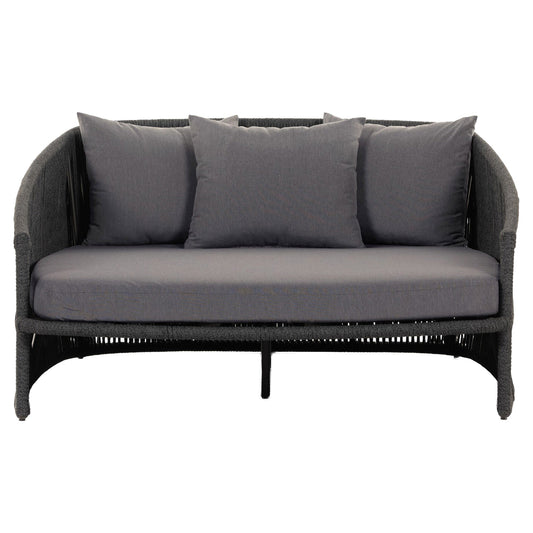 Porto Outdoor Daybed - Venao Charcoal