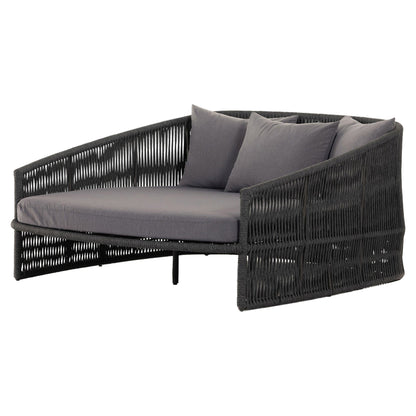 Porto Outdoor Daybed - Venao Charcoal