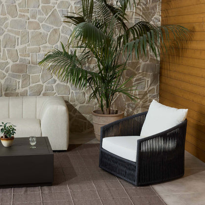 Porto Outdoor Swivel Chair - Arashi Salt