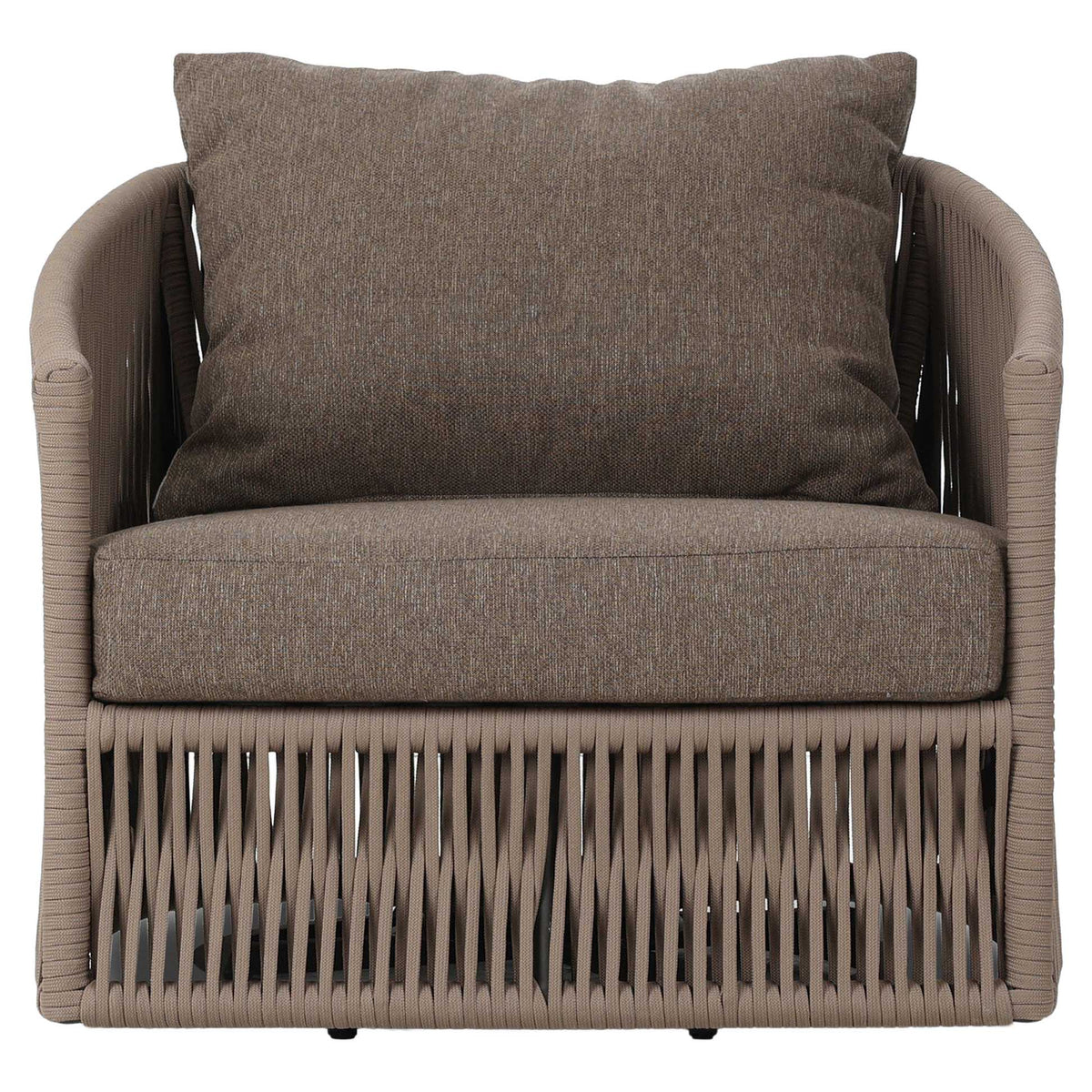 Porto Outdoor Swivel Chair - Ellor Brown