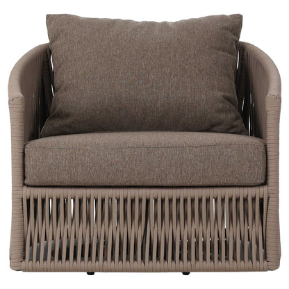 Porto Outdoor Swivel Chair - Ellor Brown
