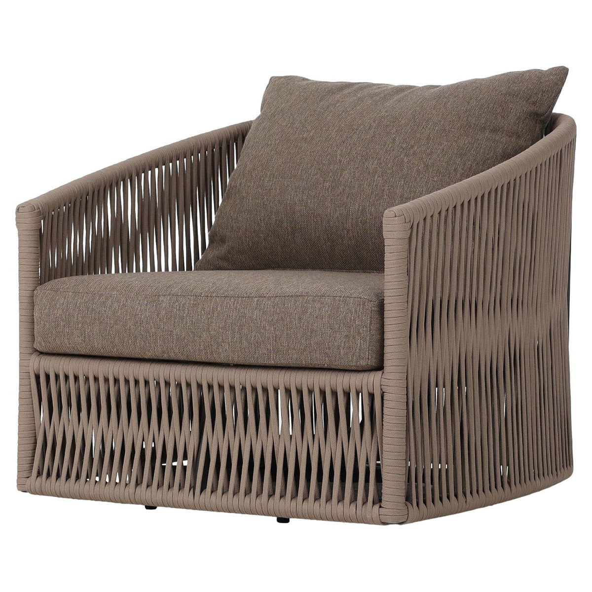 Porto Outdoor Swivel Chair - Ellor Brown
