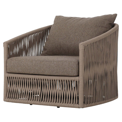 Porto Outdoor Swivel Chair - Ellor Brown