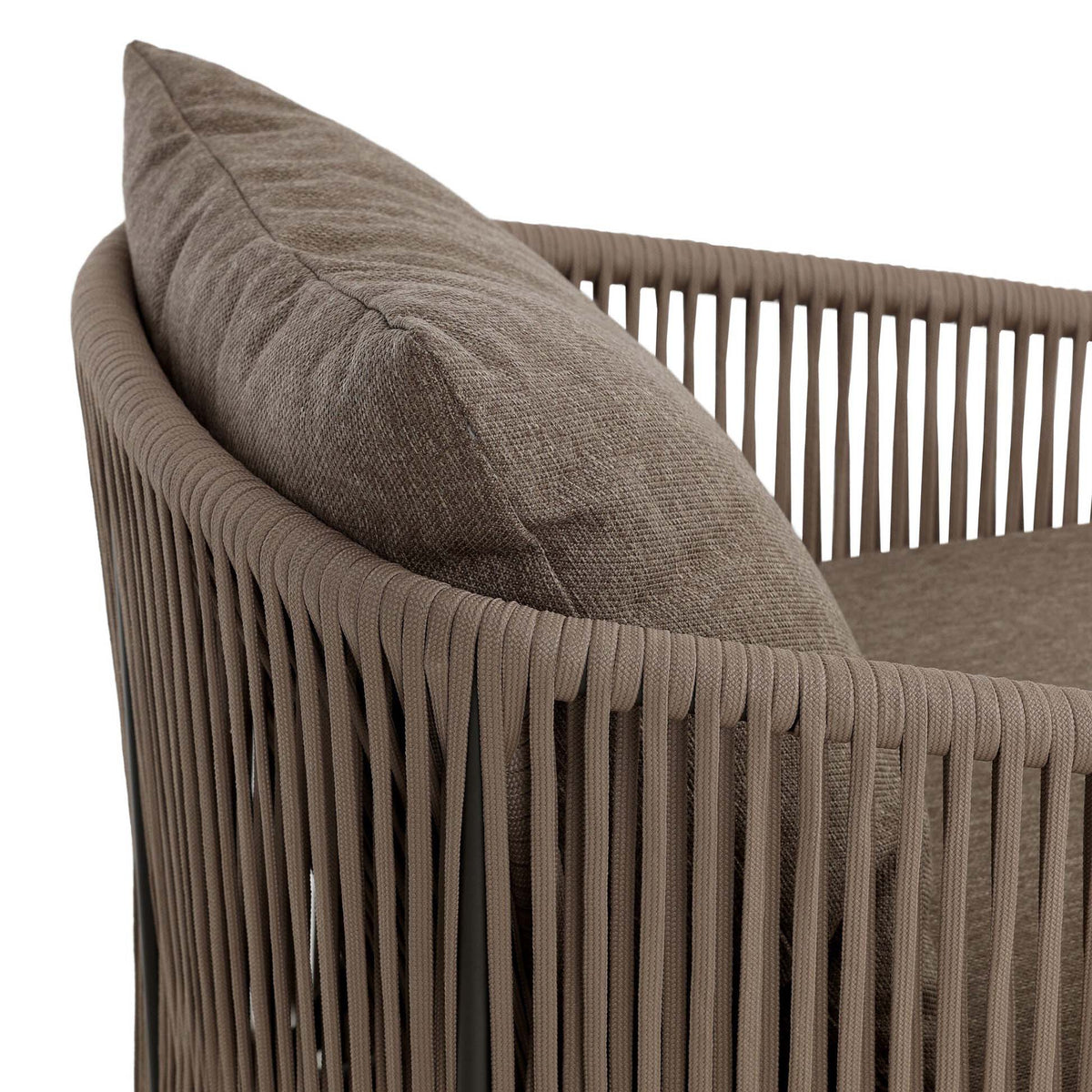 Porto Outdoor Swivel Chair - Ellor Brown
