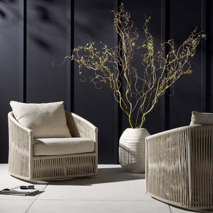 Porto Outdoor Swivel Chair - Faye Sand