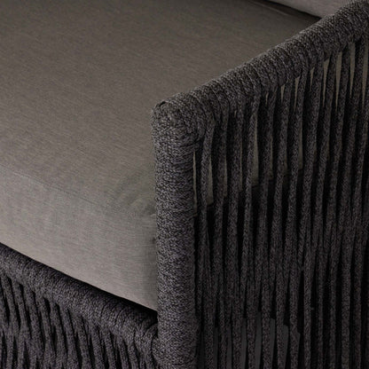 Porto Outdoor Swivel Chair - Venao Charcoal