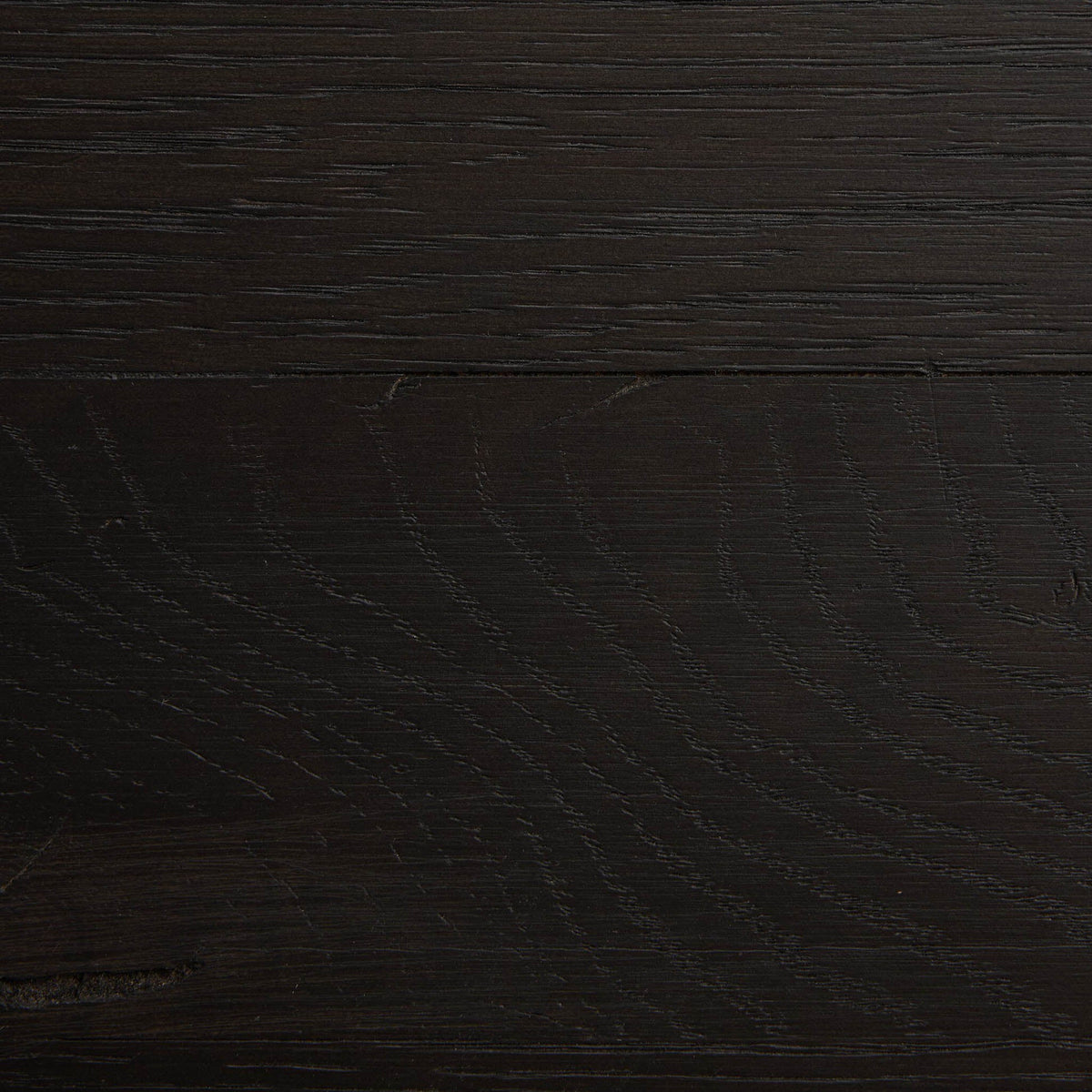 Posada L-Shaped Desk - Worn Black Oak Veneer