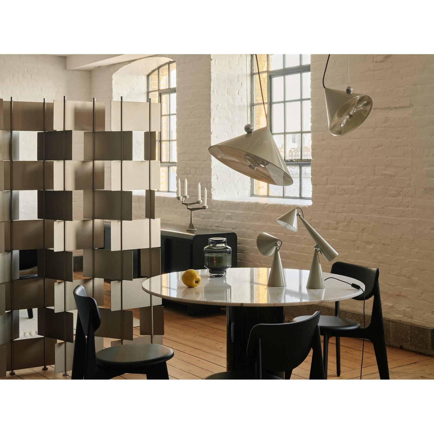 Pose Large Pendant - Putty