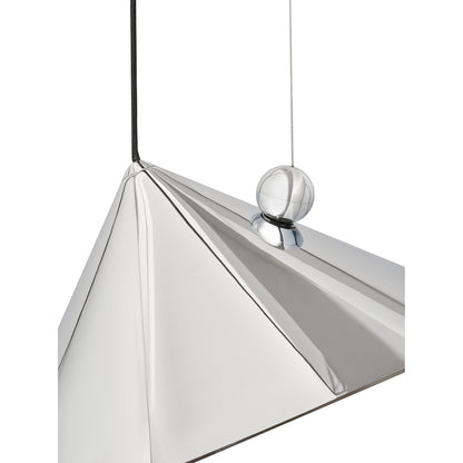 Pose Large Pendant - Silver