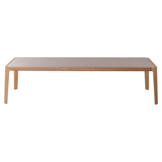 Positano Dining Table - Ceramic Top, Teak Base
