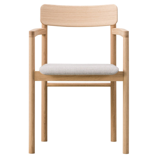 Post Armchair - Seat Upholstered