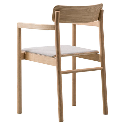 Post Armchair - Seat Upholstered