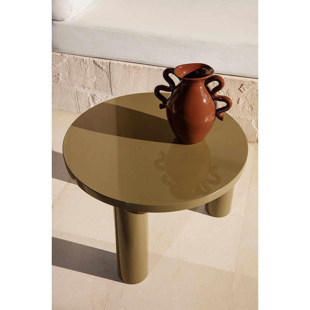 Post Coffee Table - Small, Olive